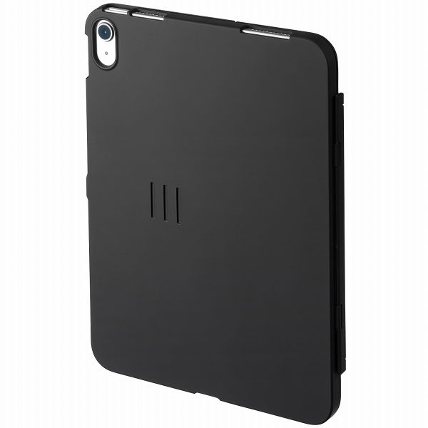 第10世代iPad 10.9インチ用ハードケース(スタンドタイプ・ブラック)