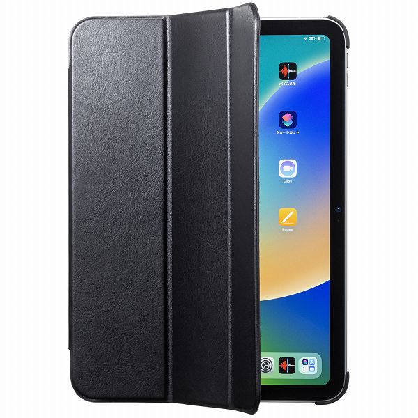 iPad 10.9インチ ソフトレザーケース（ブラック）