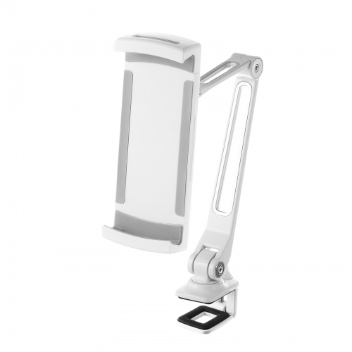 モバイルモニター・タブレット用クランプアームホルダー（ホワイト）