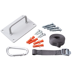 ラック、スタンド転倒防止壁面用ベルト・ブラケットセット