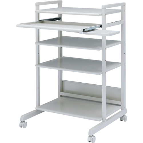 スチール製ハイスタンドパソコンラック（W670×D644×H1071mm）