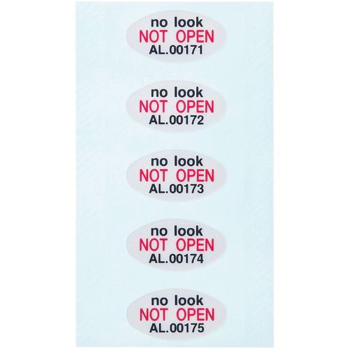 鍵のナンバーキーパーセキュリティシール（1シート・5枚入り）