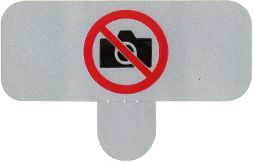 スマートフォン・携帯電話撮影禁止セキュリティシール（200枚入り）