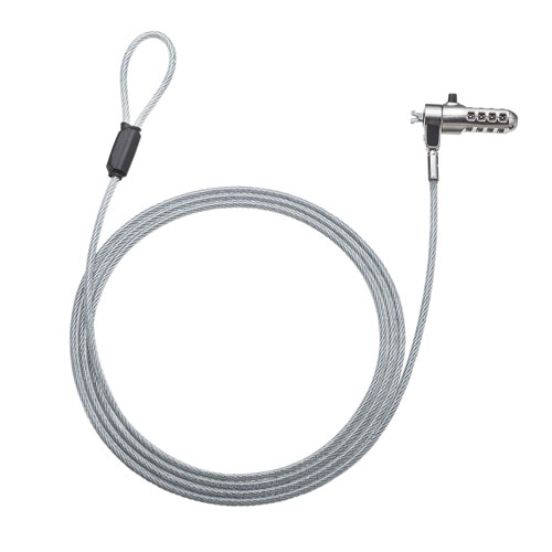 nanoスロット対応セキュリティワイヤー・ダイヤル錠