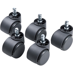 OAチェア用ウレタンキャスター（グレー・5個入り）