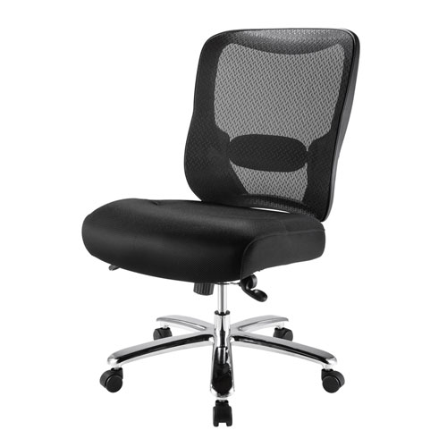 高耐荷重オフィスチェア（ブラック）
