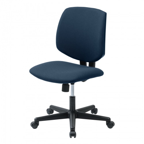 高耐荷重オフィスチェア（ブルー）