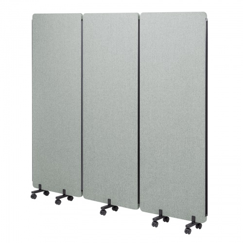 吸音パネル3連パーティション（グレー）