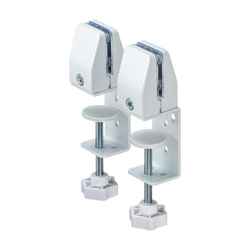 パーティション用クランプ式台座