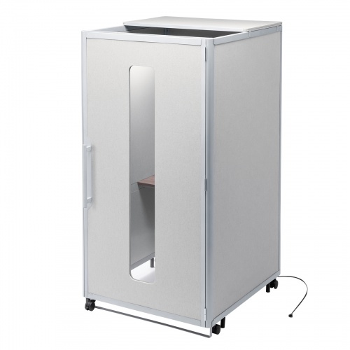 セミクローズ型ワークブース（ベージュ）