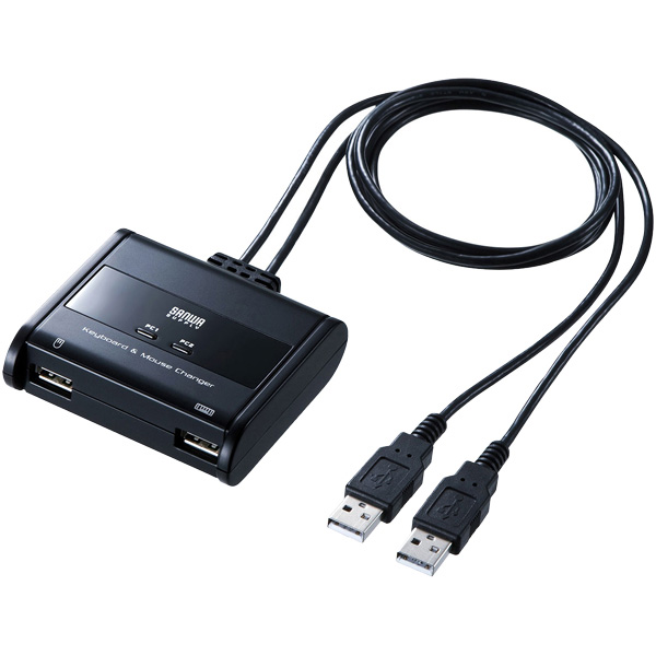 キーボード・マウス用パソコン切替器（2：1）