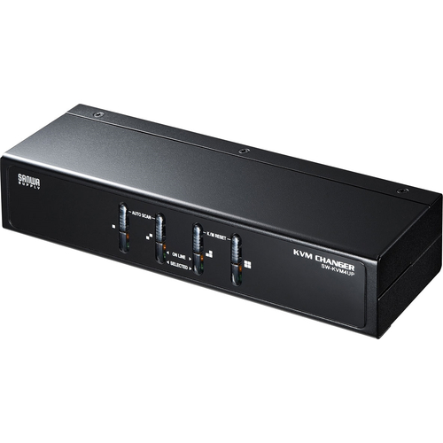 PS/2・USB両対応パソコン自動切替器（4：1）