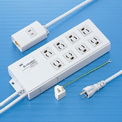 ノイズフィルタタップ（3P・8個口・2m）