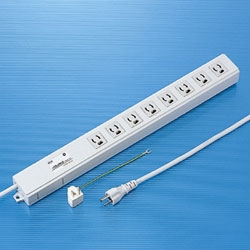 ノイズフィルタタップ（3P・8個口・2m）