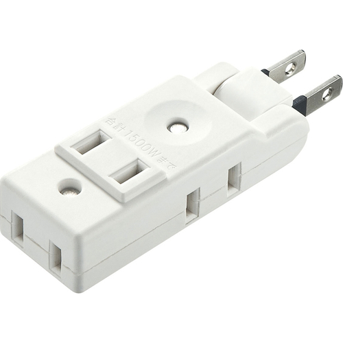 スイングミニタップ（2P・4個口・ホワイト）