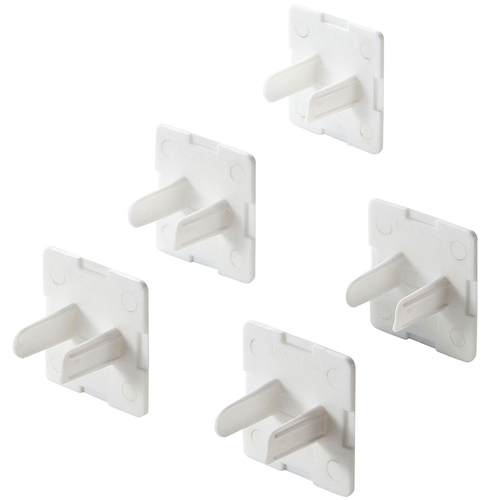 コンセント安全キャップ 抜け止め用（2P用・50個入・ホワイト）