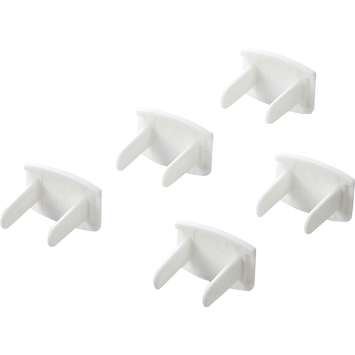 コンセント安全キャップ（2P用・5個入・ホワイト）