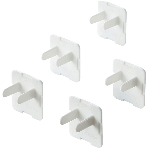 コンセント安全キャップ（3P用・5個入・ホワイト）