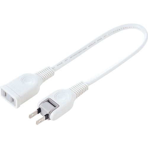 電源延長コード（2P・0.3m）