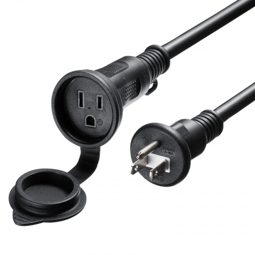 防雨型電源延長コード（1個口・5m）