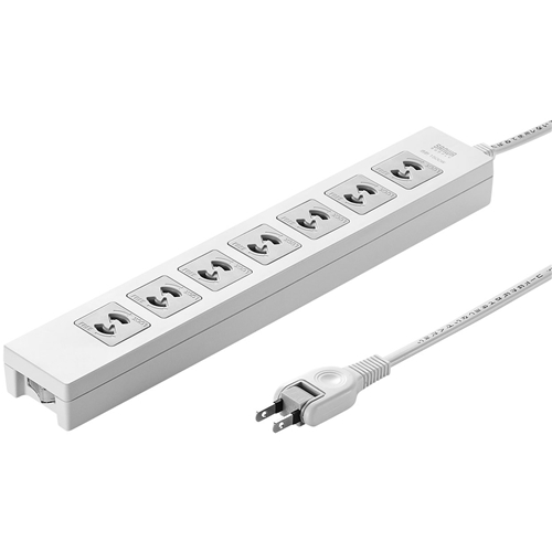 電源タップ（2P・7個口・2m）