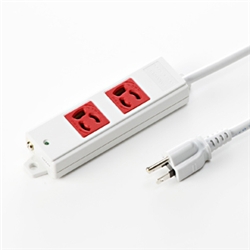 工事物件タップ（3P・2個口・3m・レッド）