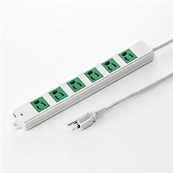 工事物件タップ 緑（3P・6個口）