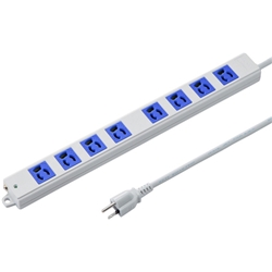 工事物件タップ（3P・8個口・3m・ブルー）