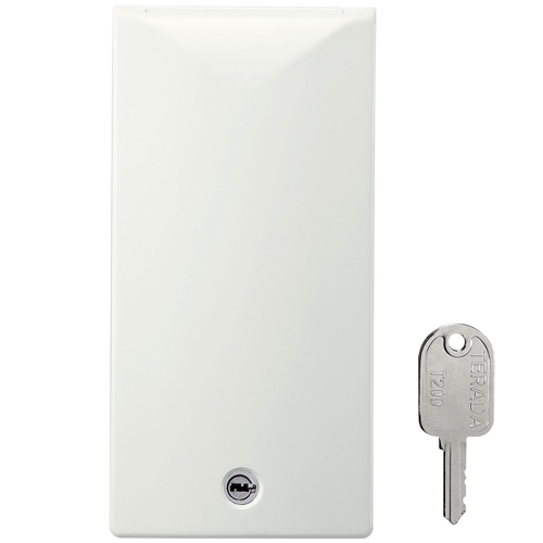 鍵付きセキュリティスリムコンセントカバー