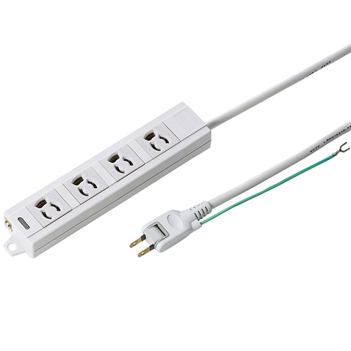 電源タップ（3P・4個口・1m）