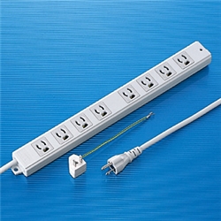 抜け止めタップ（3P・8個口・2m）