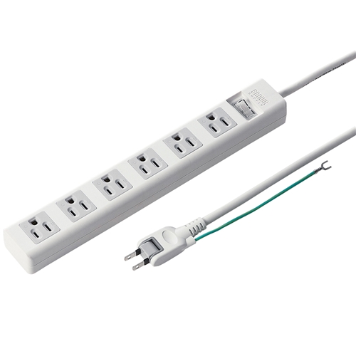 電源タップ（3P・6個口・5m）