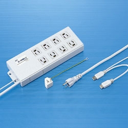 USB連動タップ（3P・8個口・2m）