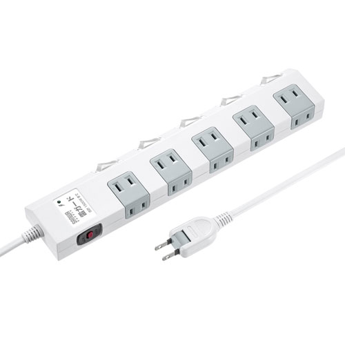 節電タップ（2P・10個口・1m）