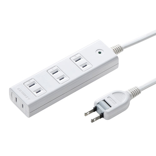 雷ガードタップ（2P・4個口・5m）