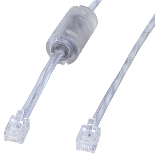 コア付シールドツイストモジュラーケーブル（シルバー・10m）