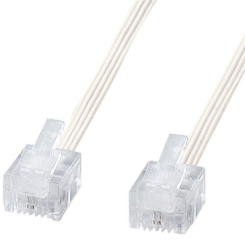 やわらかスリムケーブル（ホワイト・1m）