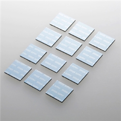 ノートパソコン冷却パッド（12枚入り・ブルー）