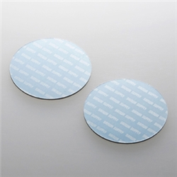 ノートパソコン冷却パッド（丸型・2枚入り・ブルー）