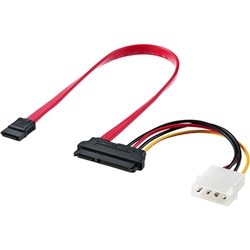 一体型SATAケーブル（0.3m）