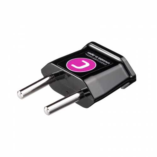 海外プラグ変換アダプタ C（イタリア・フランス・スウェーデンなど）