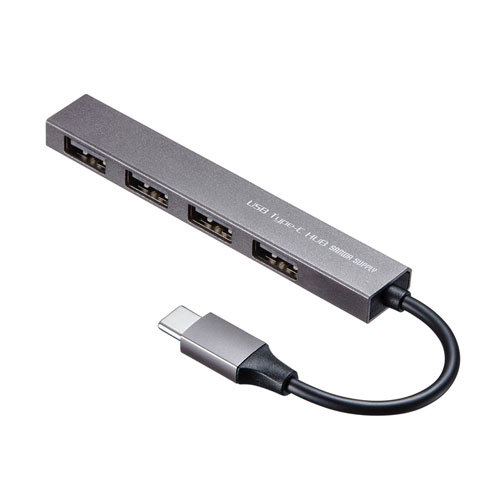 USB Type-C USB2.0 4ポート スリムハブ