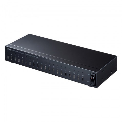 USB2.0 Type-C 20ポートハブ