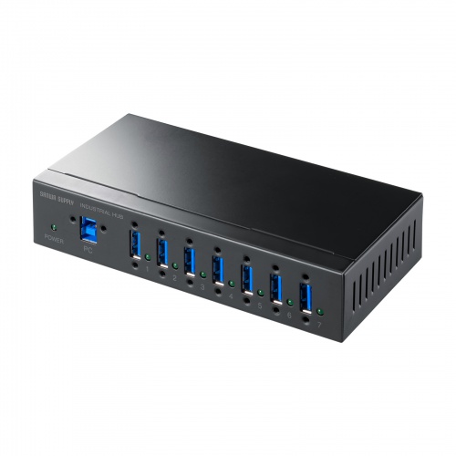 産業用USB 5Gbpsハブ（7ポート・-40℃対応）