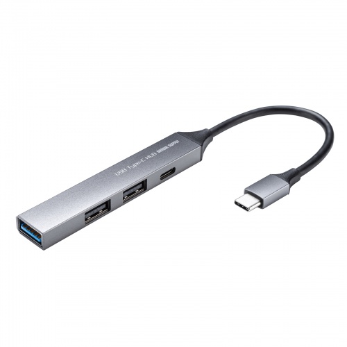 USB Type-C 4ポート コンボ 超スリムハブ