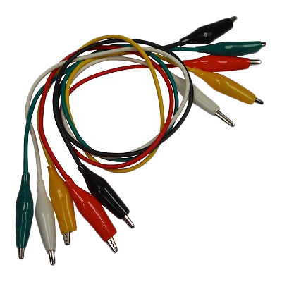 micro:bit用ワニ口クリップ（5本入り）（1-9）