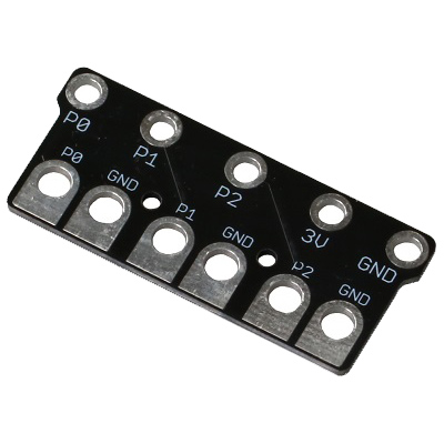 micro:bitにつなげやすくする基板（1-9）