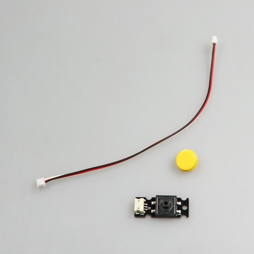 micro:bit用ボタン黄（コネクタータイプ）（1-9）