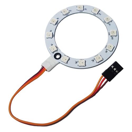 micro:bit用フルカラーLEDボード（サークル型）（1-9）