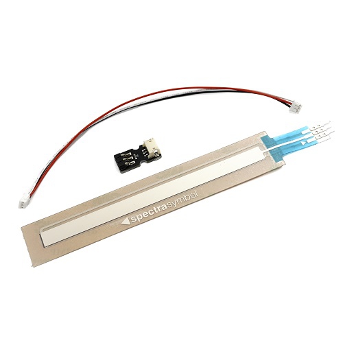 micro:bit用接触位置センサー100mm（コネクタータイプ）（1-9）